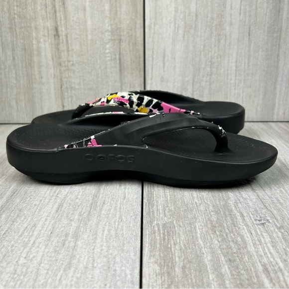 OOFOS OOlala Recovery Slides Thong Flip Flop Slide On Comfort Shoe Womens Size 6 - Picture 4 of 11